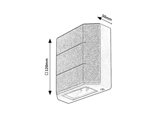 Záhradné svietidlo Rabalux 7320 LED 6W 150lm 3000K 230V IP54