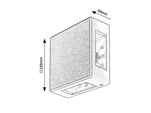 Záhradné svietidlo RABALUX 7318 LED 6W 360lm 3000K 230V IP54