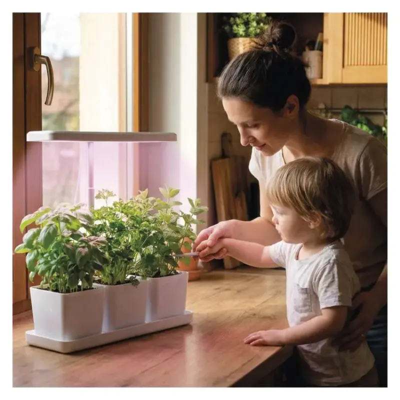 LED GROW pestovateľská lampa 7 W, časovač, stmievateľná lampa, biela EMOS Z7904