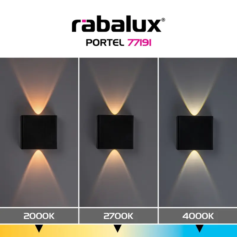 Záhradné svietidlo Rabalux 77191 LED 2W 160lm 2000/2700/400K 230V IP65