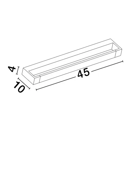 Kupeľňové svietidlo NOVA LUCE LED 12W 1117lm 3000K 230V IP44