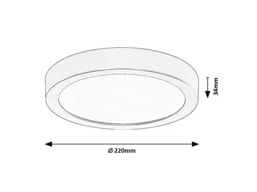 Záhradné svietidlo Rabalux 75075 LED 24W 2600lm 230V IP44