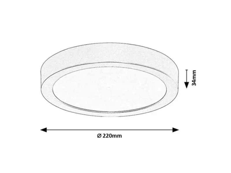 Záhradné svietidlo Rabalux 75075 LED 24W 2600lm 230V IP44