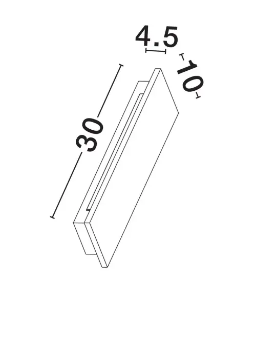 Záhradné svietidlo NOVA LUCE 9540234 LED 10W 536lm 3000K 230V IP65