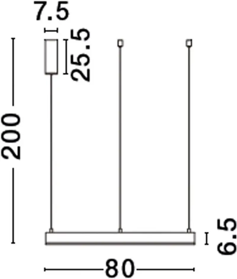 Luster NOVA LUCE 9530213 LED 50W 3684lm 2700-6000K 230V IP20