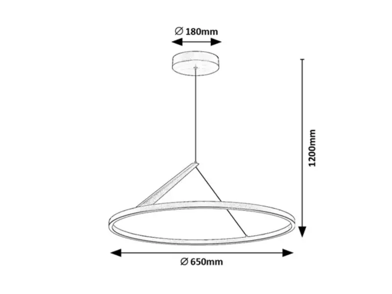 Luster Rabalux LED 40W 1850lm 3000K 230V IP20